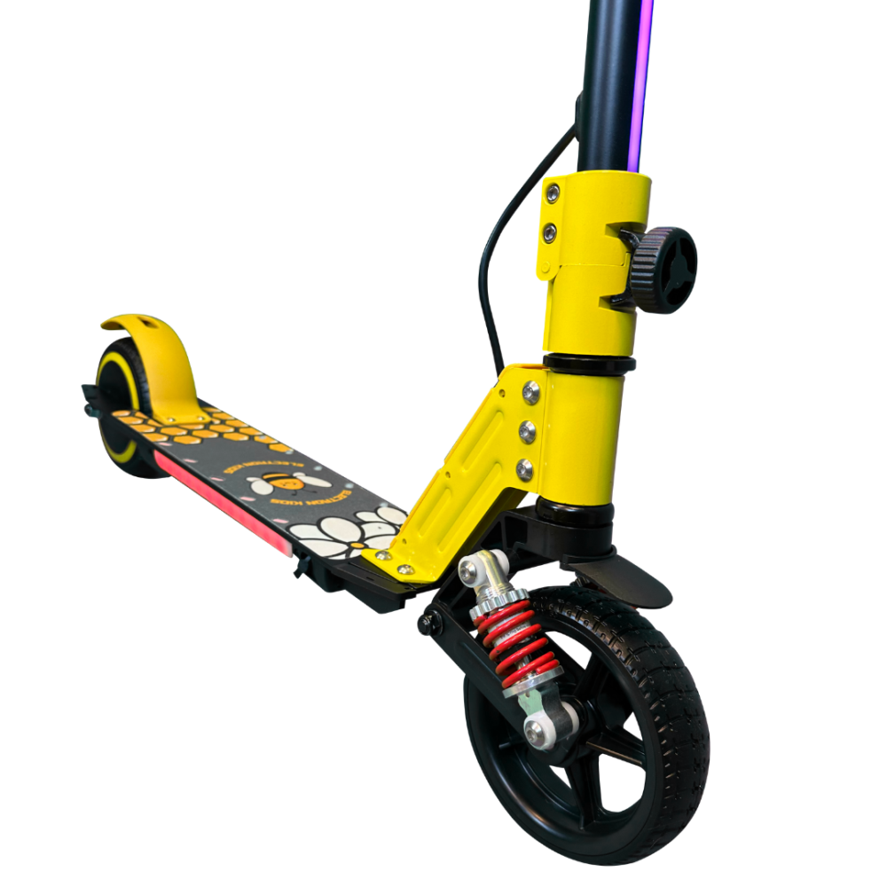 Çocuklar İçin Elektrikli Scooter Sarı